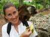 Bonita Cronje - feeding a lemur in Madagasgar